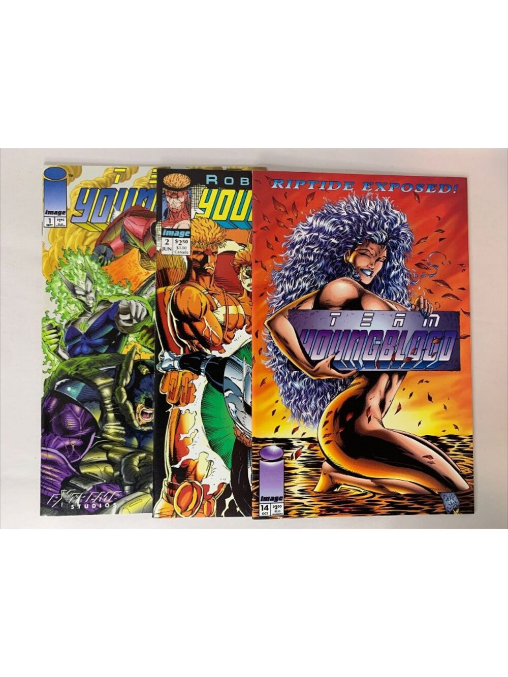 Team Youngblood #1 #2 #14 Image Comics 3 Issue Lot Rob Liefeld 1993-1994 VF